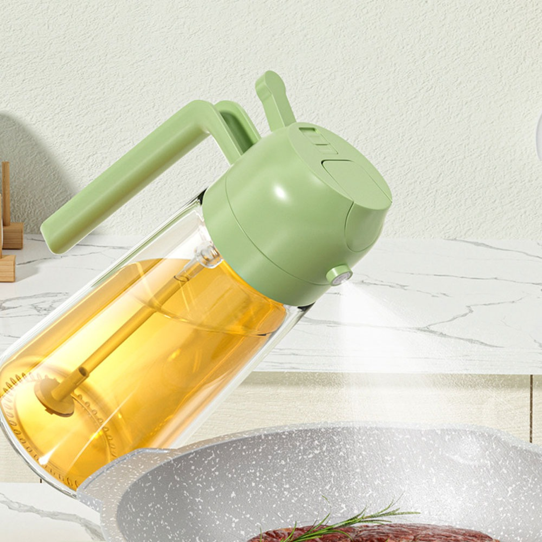 Spray Bottle with Automatic Suction Nozzle & Fine Mist Dispenser